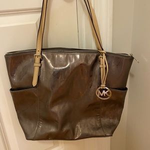 Michael Kors Jersey Zip Top Tote